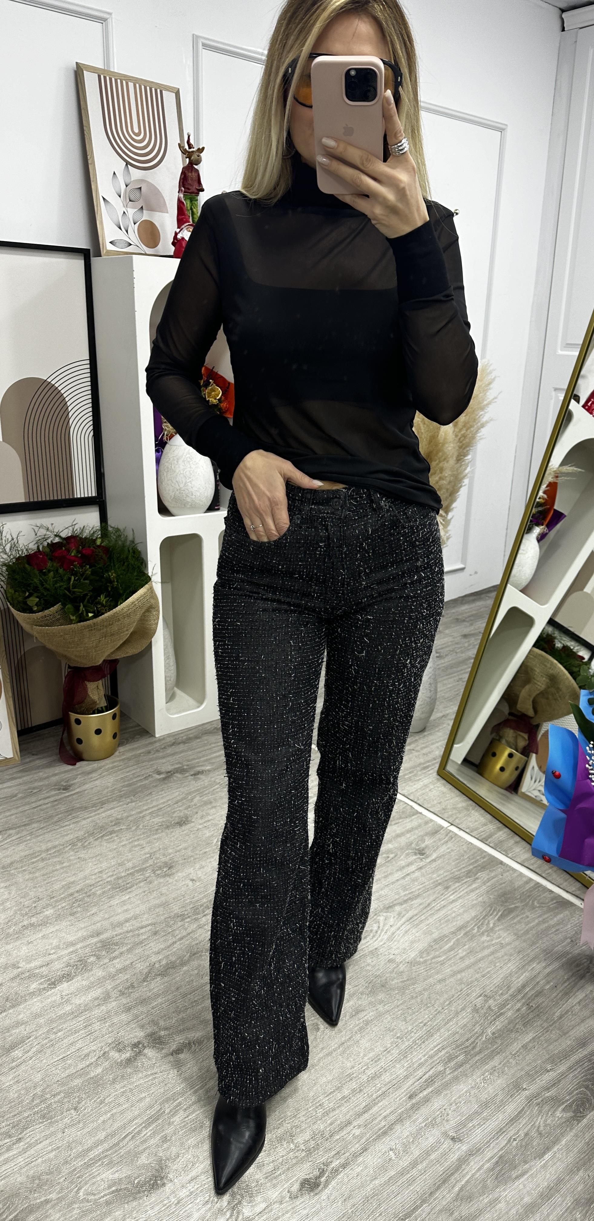 ZR Siyah Straight Jean 