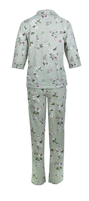 18280 - Kısa Kollu,Önden Düğmeli Pijama Takım