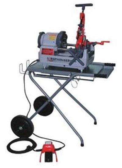 Rothenberger Çelik Boruların İşlenmesi ROPOWER 50 R Taşınabilir Mobil ve Kompakt-pafta Makinesi NO:5.6057