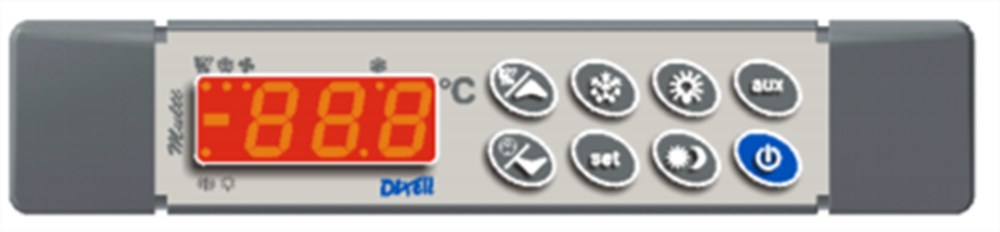 Dixell XH Serisi Sıcaklık ve Nem Kontrol Cihazlar (Tek Ekranda) XH240L - 500C0 / XH240L