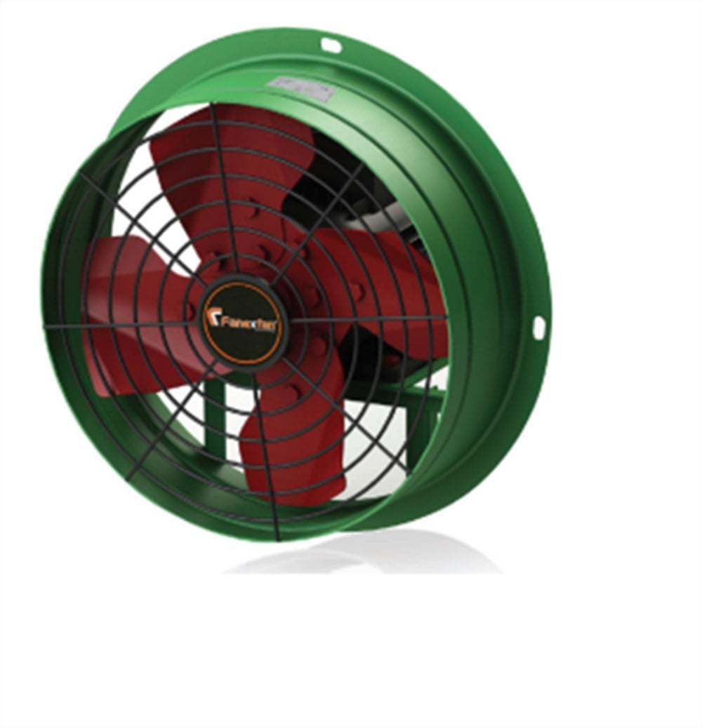 FanexFan F4-KY Harici Motorlu 4 Kanatlı Metal Pervaneli Yuvarlak Aksiyal Aspiratörler F4-KY-700-01