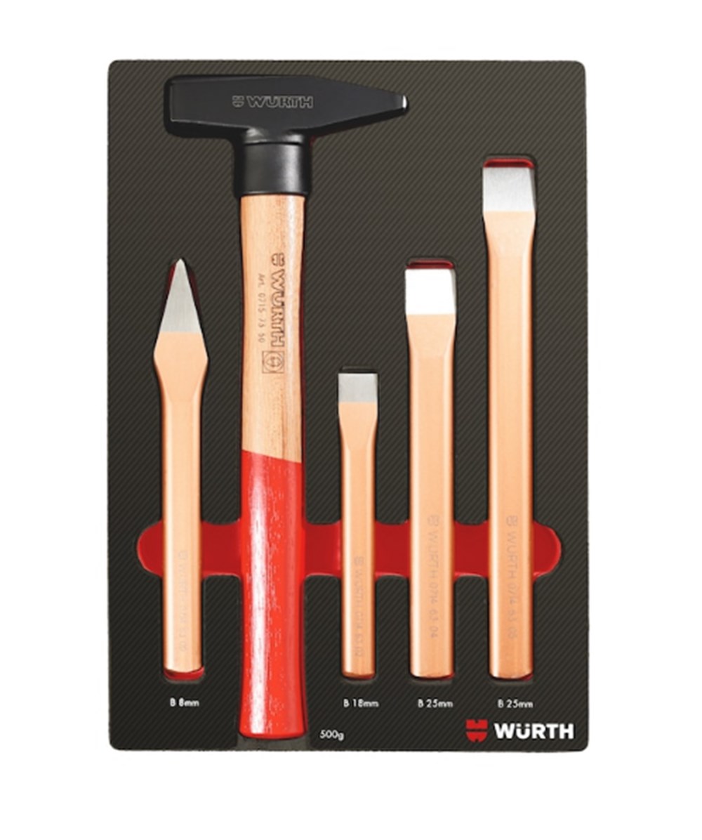 Würth STRİKİNG TOOL SET 4.4.1, 5 PİECES  0965905702