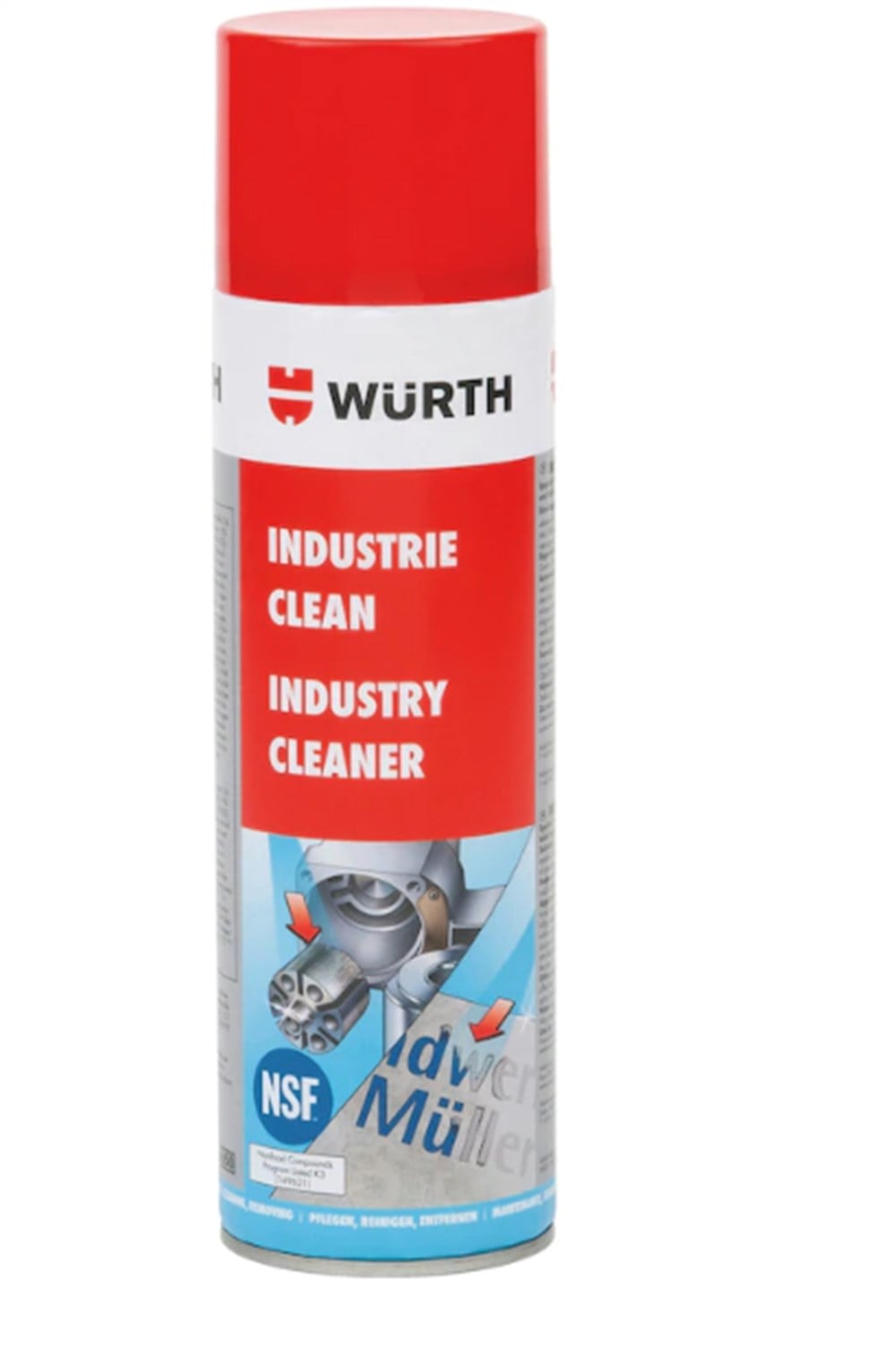 Würth TEMİZLEYİCİ INDUSTRY CLEAN 0893140