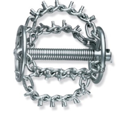 Rothenberger Boru/Kanal Temizleme ve Kontrol Tekniği Zincirli Temizleme Kafası, Çivili NO:7.2286