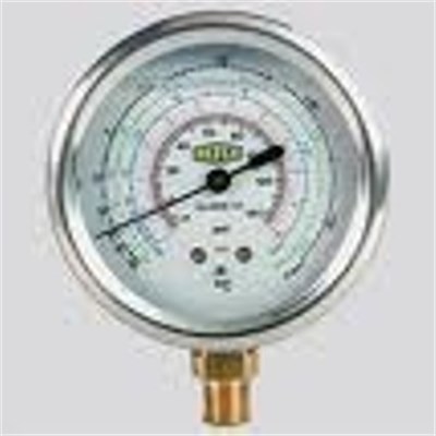 REFCO Manometreler MR-306-DS-R407C Yüksek Basınç R22/R134A/R404A (bar/psi)