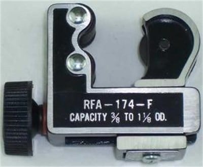 REFCO Pinch-offlar ve Boru Makasları RFA-174-F Büyük Mini Boru Makası 1/8 den 7/8 Boru İçin