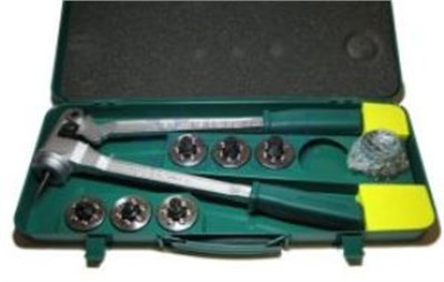REFCO Boru Çapak Temizleme ve Genişletme Aparatları 14297-RF Boru Ağzı Genişletme Takım Seti 3/8-1 boru için