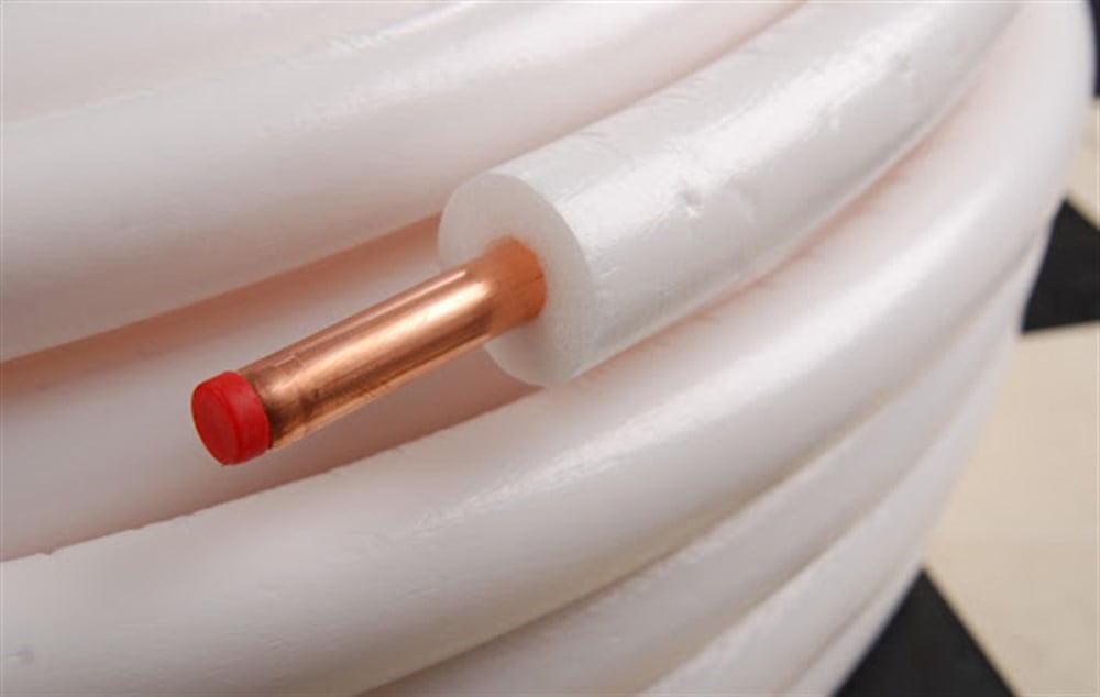 9mm Kauçuk İzolasyonlu Bakır Boru 1/4x0,80