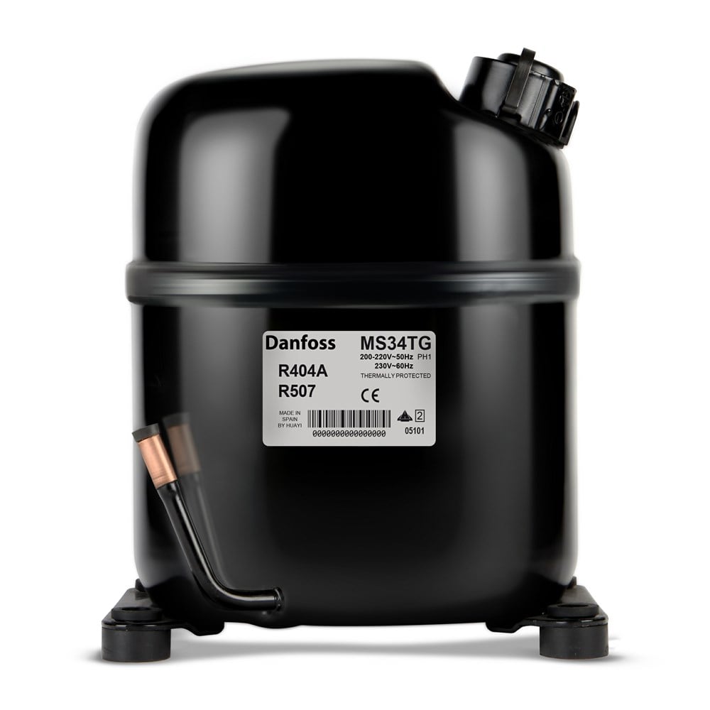 Danfoss Hermetik Pistonlu Kompresör GS34TB-V 1 HP HMBP R134a 123B1607