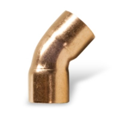 Bakır Fittings Ürünleri 45° Dirsek