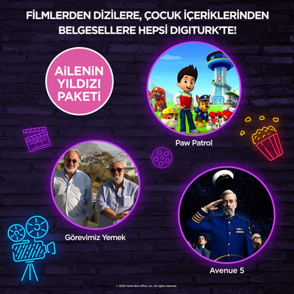Digitürk Ailenin Yıldızı Paketi 12 Ay