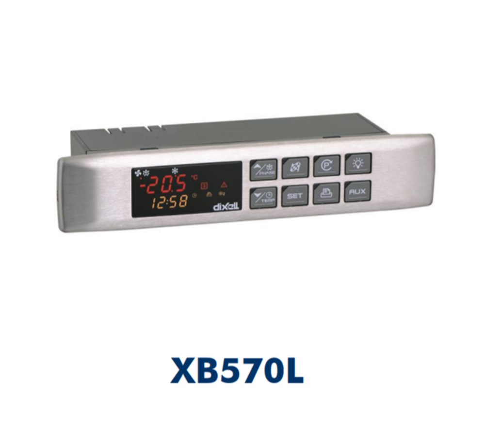 Dixell Blast Chiller Şoklama / Hızlı Soğutma Üniteleri İçin Dijital Kontrol Cihazları XB570L-5N1C1