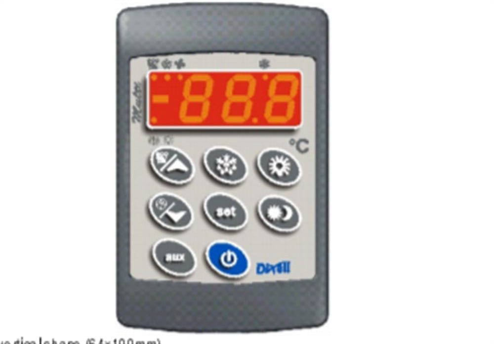 Dixell XM Serisi İçin Ekranlar XM470K-V840 / V840 / 3 Haneli - 6 Tuşlu - IP65 - 64X100mm XM470K İçin