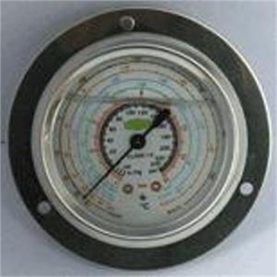 REFCO Manometreler MR-205-DS-R407C Alçak Basınç R22/R134A/R404A (bar/psi)