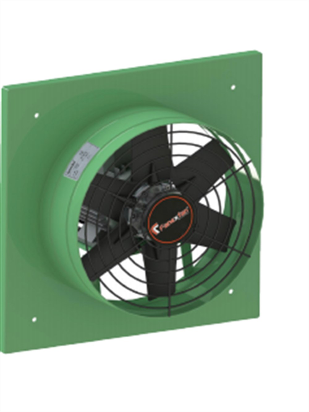 FanexFan FHP-K Harici Motorlu Plastik Pervaneli Kare Kasalı Aksiyal Aspiratörler FHP-K-300-01