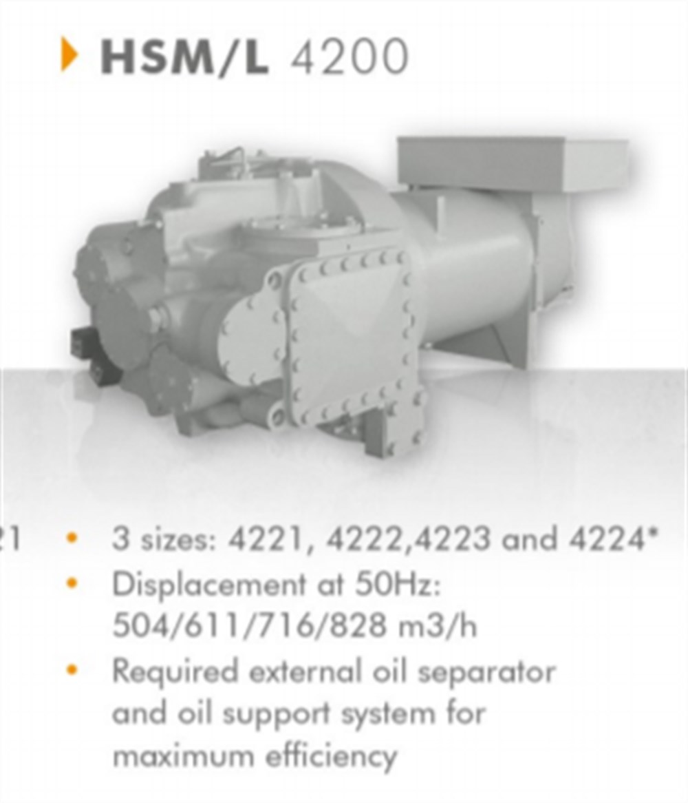 J&E HALL Yarı Hermetik Tek Vidalı Kompresör HSM 4221 145kW