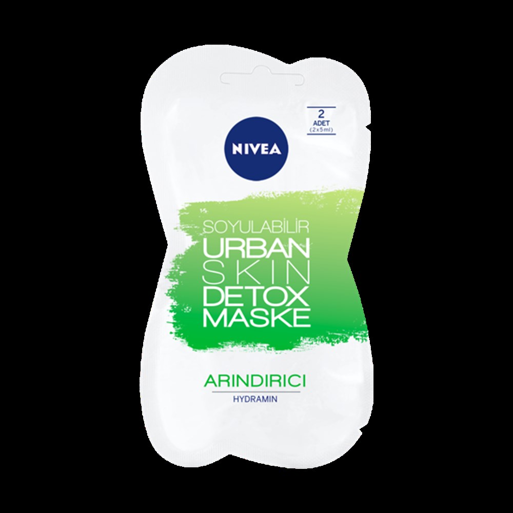 Nivea Urban Skın Detox Soyulabilir Arındırıcı Maske 2X7,5 Ml