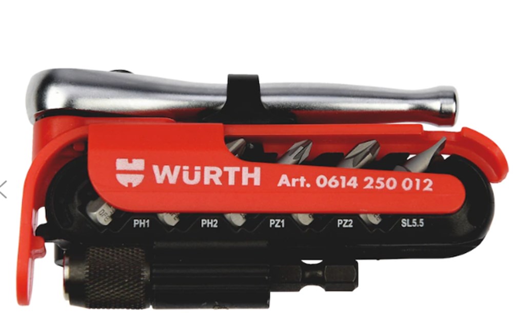 Würth UÇ KUTUSU C 6.3 (1/4), CIRCIRLI, 12 PARÇA  0614250012