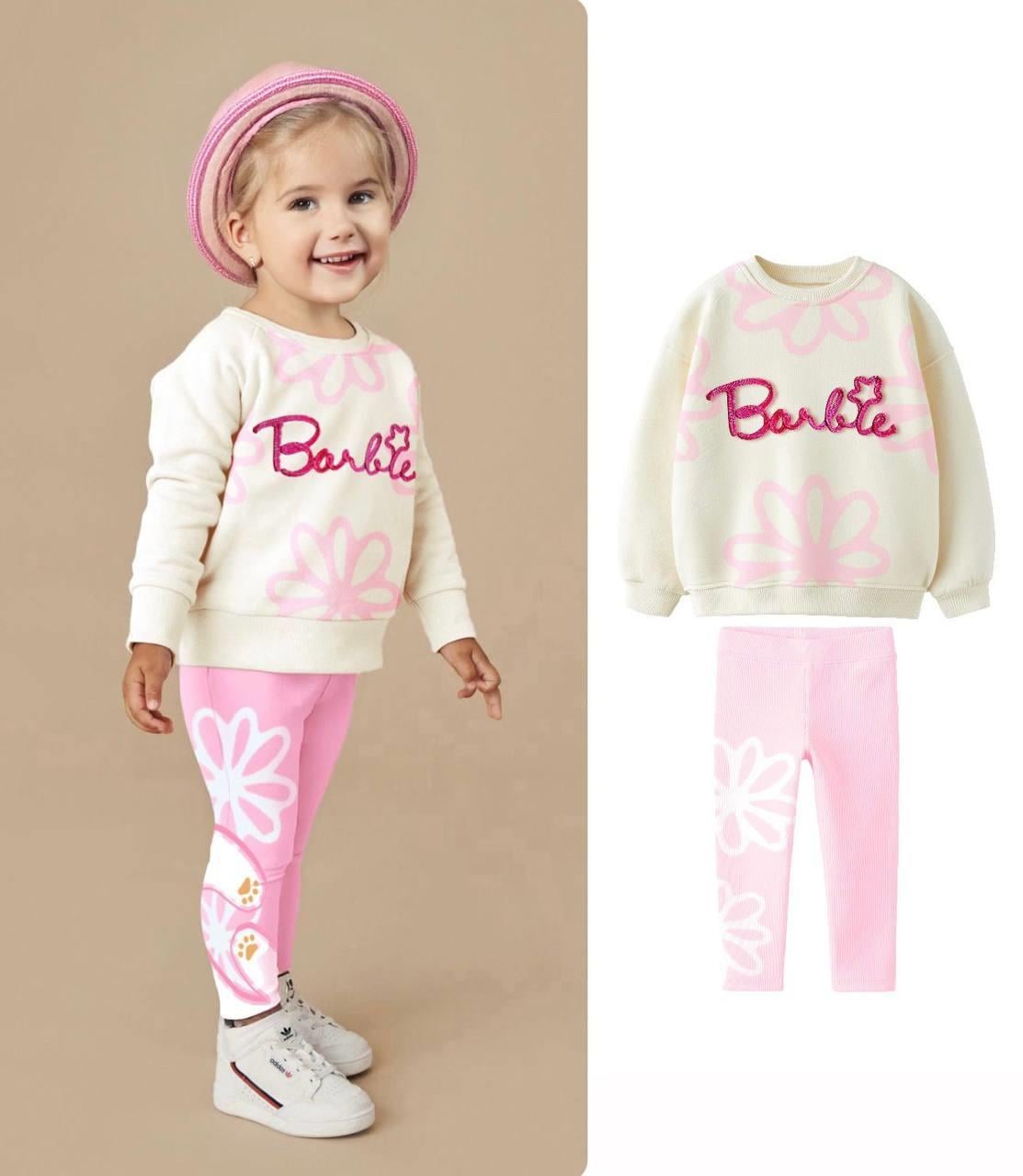 BARBİE SWEATSHIRT TAYT TAKIM