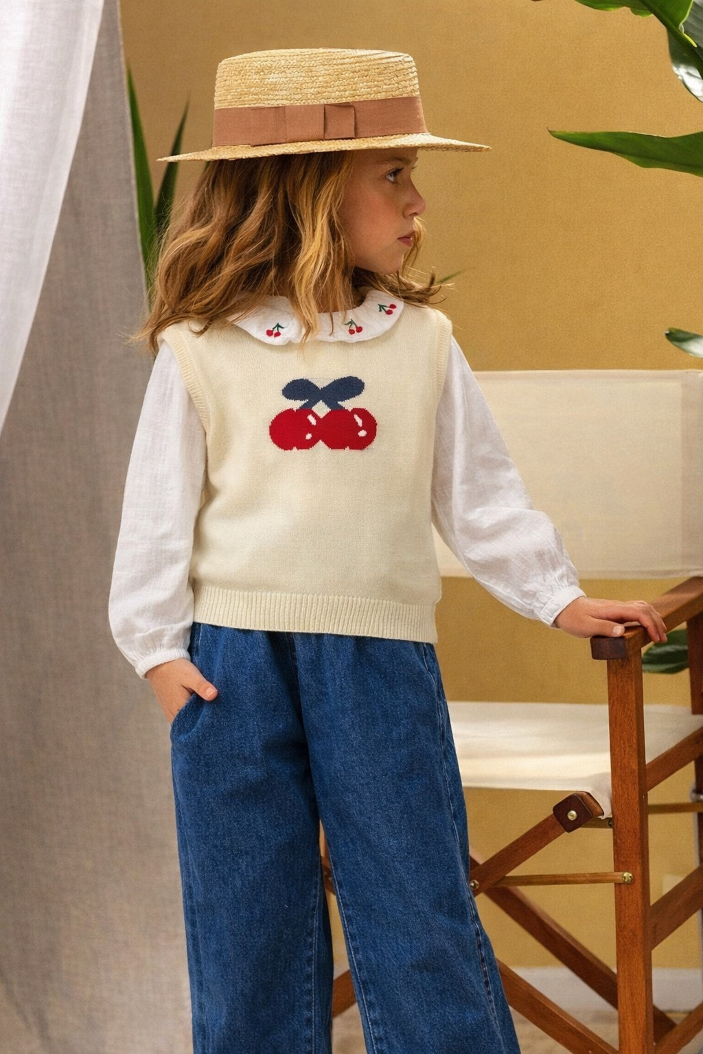 CHERRY TRİKO VE DENİM PANTOLON  TAKIM ( 3 LÜ TAKIM )