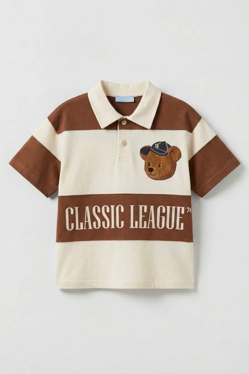 LA'CIEL POLO YAKA TEDDY BEAR TSHIRT