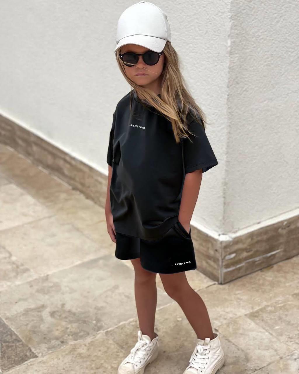 LA'CIEL UNISEX BASIC TSHIRT ŞORT TAKIM