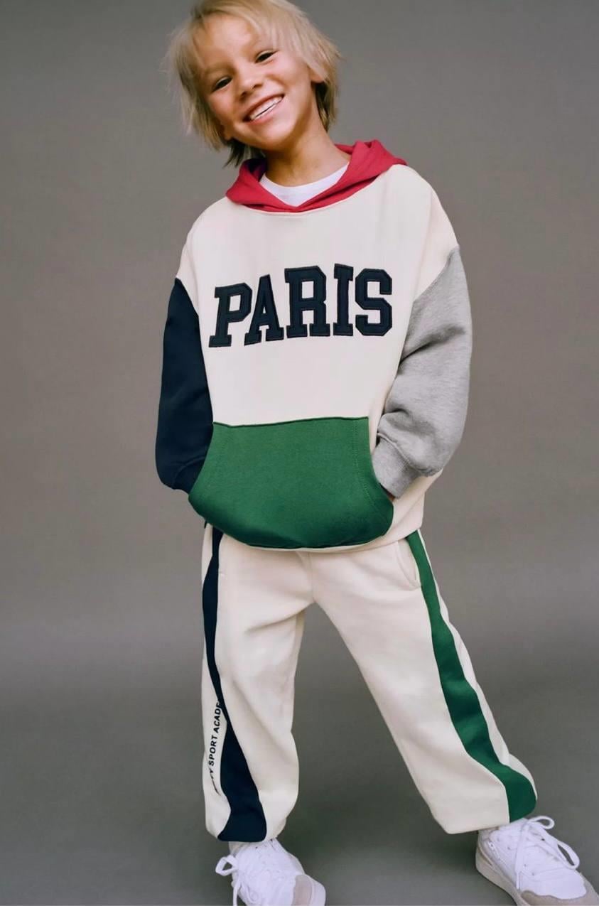 PARİS RENK BLOKLU SWEAT JOGGER TAKIM