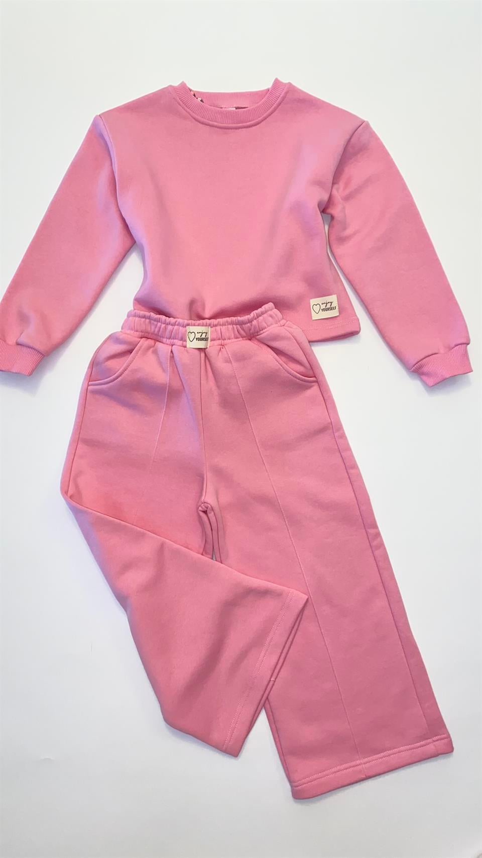 Pembe Eşofman Takım