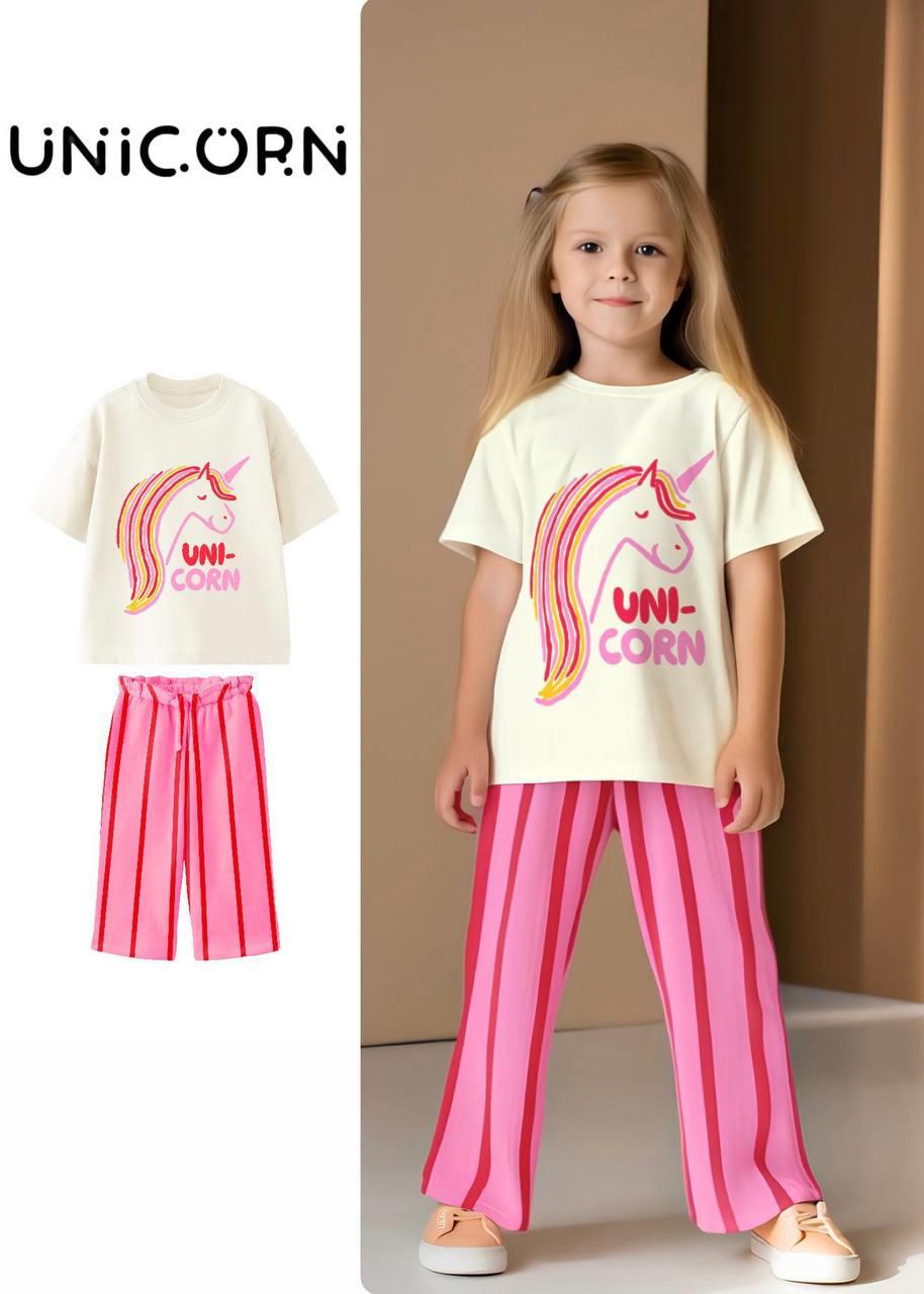 UNICORN TSHIRT MÜSLİN PANTOLON TAKIM