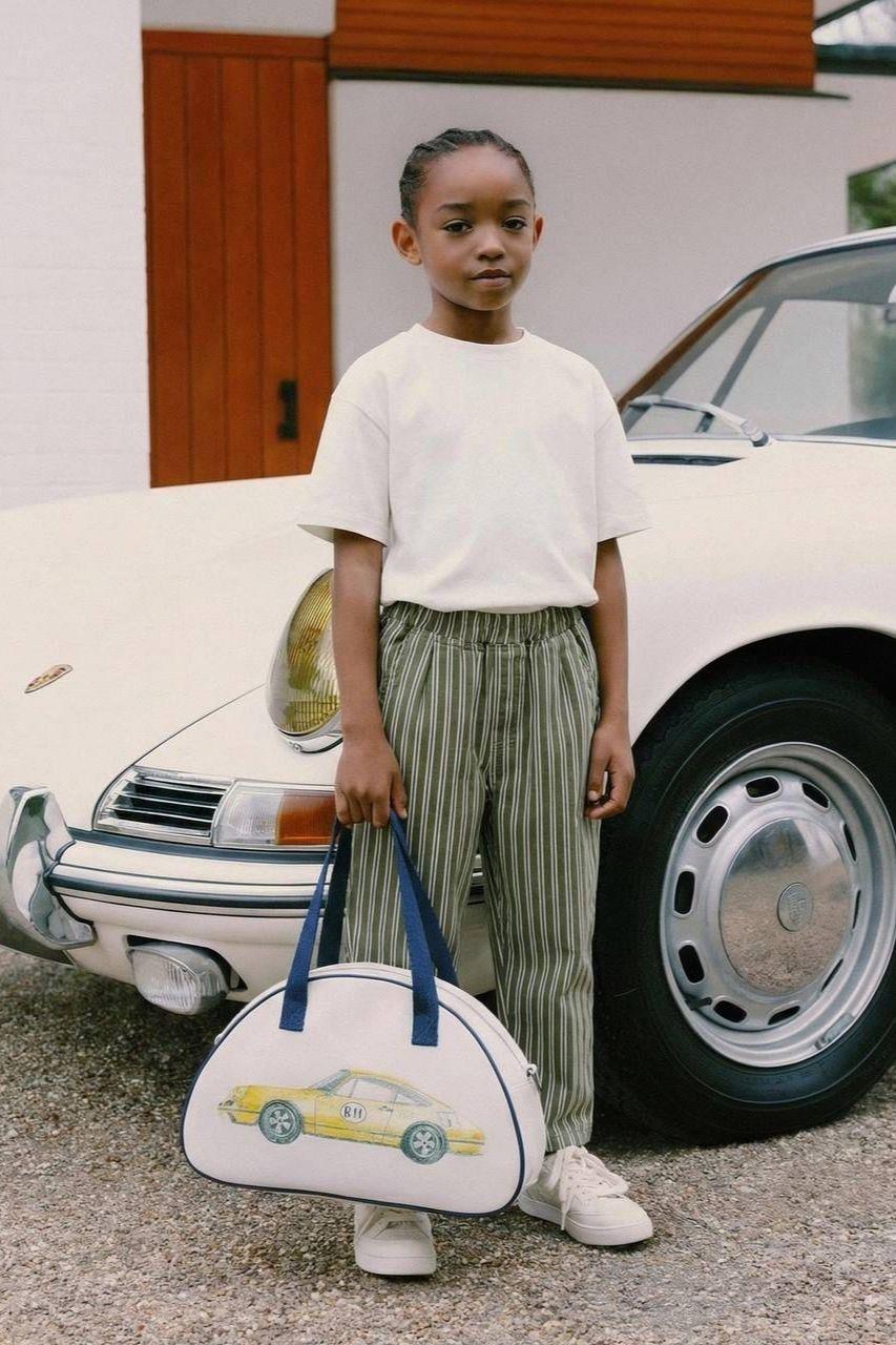 YEŞİL ÇİZGİLİ BALLOON JEAN