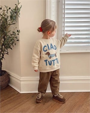 LA'CIEL PARİS CIAO TUTTI SWEATSHIRT BALLOON JEAN TAKIM