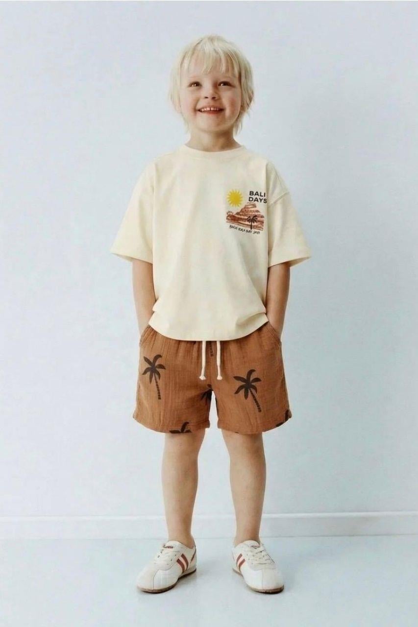 BALİ DAYS MÜSLİN ŞORTLU TAKIM
