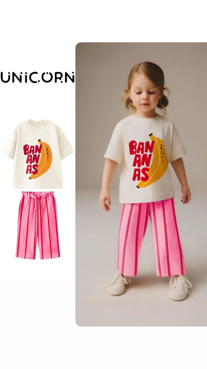 BANANAS TSHIRT MÜSLİN PANTOLON TAKIM