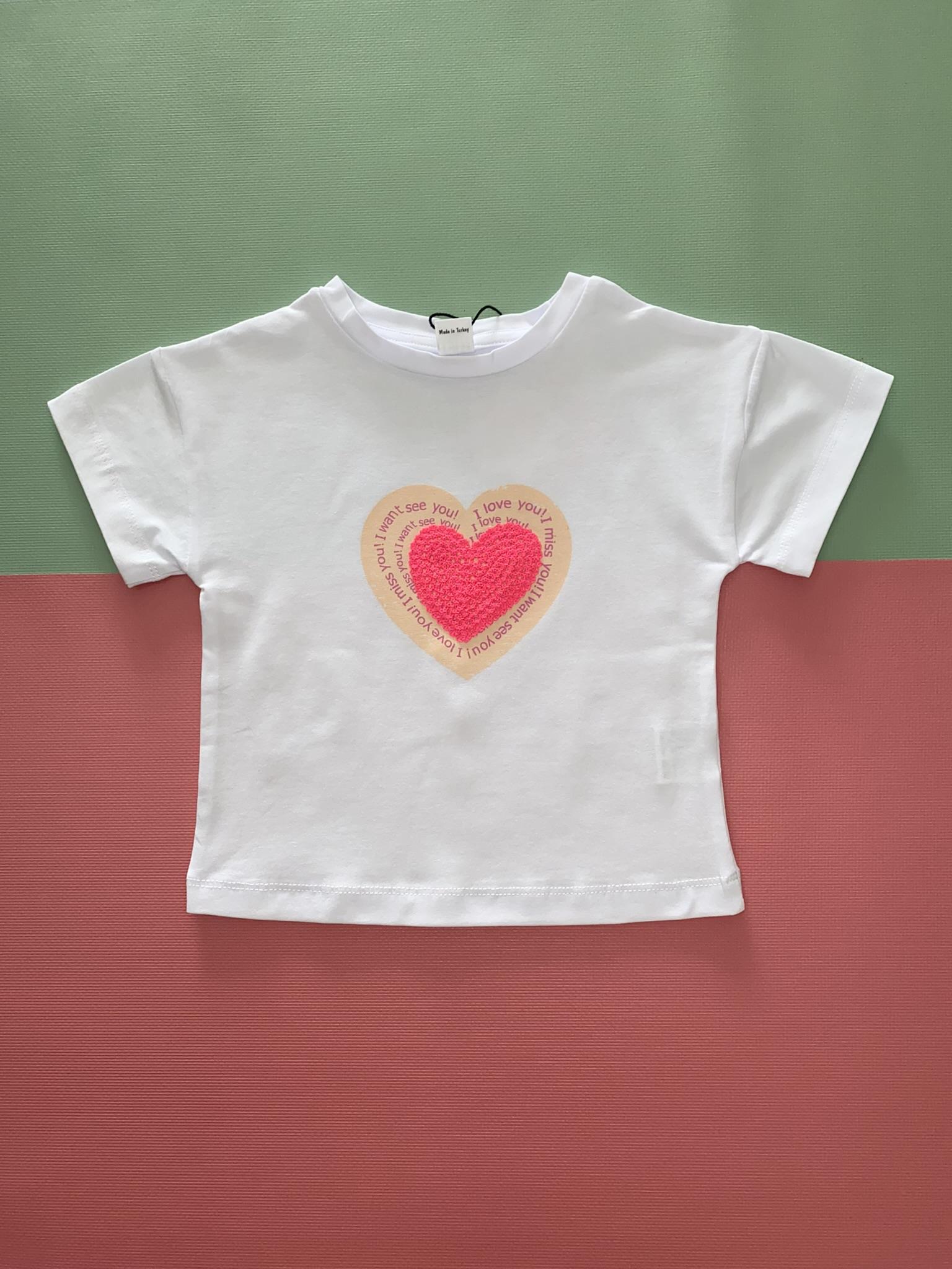Beyaz Love Tshirt