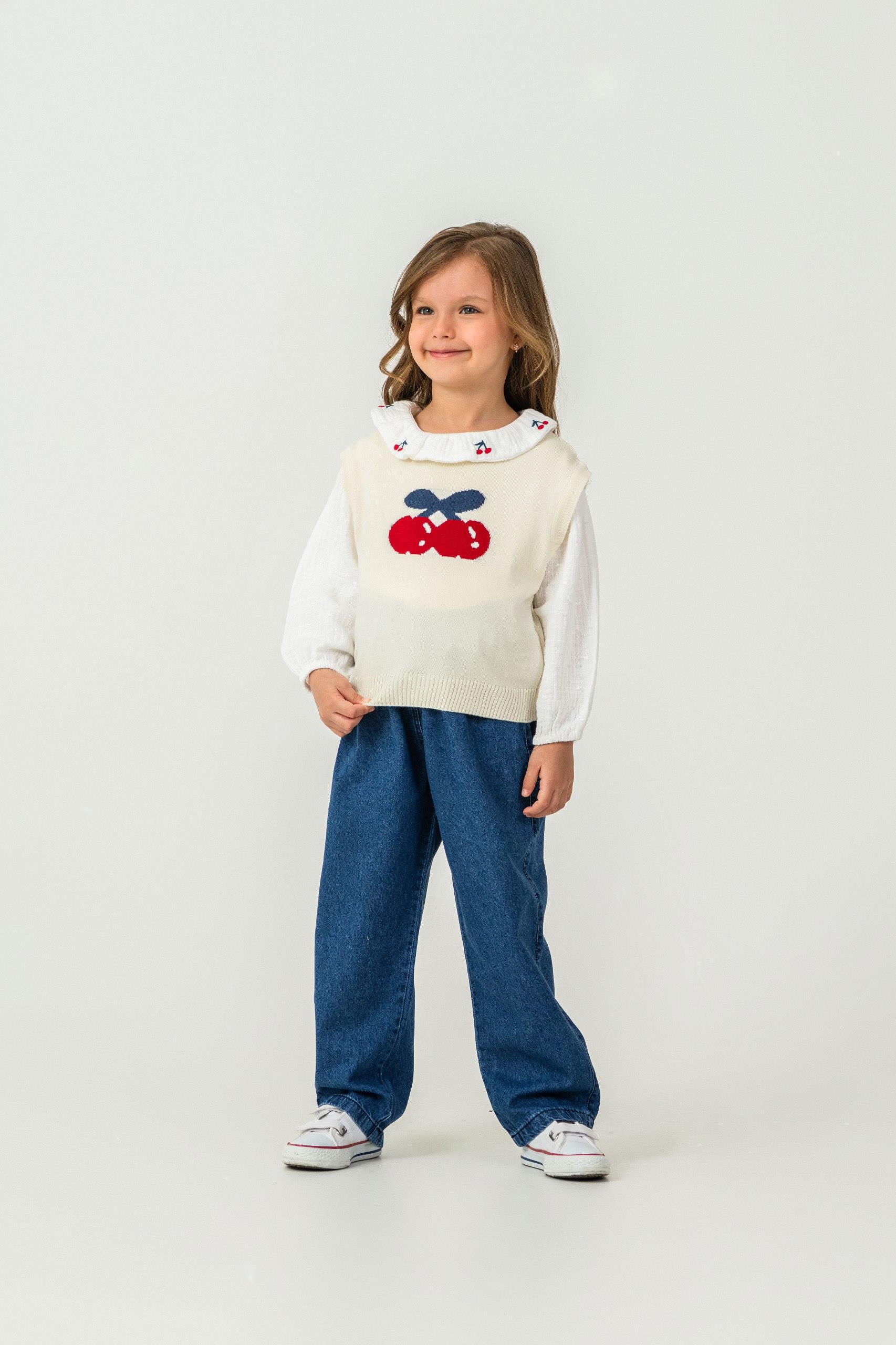 CHERRY TRİKO VE DENİM TAKIM ( 3 LÜ TAKIM )