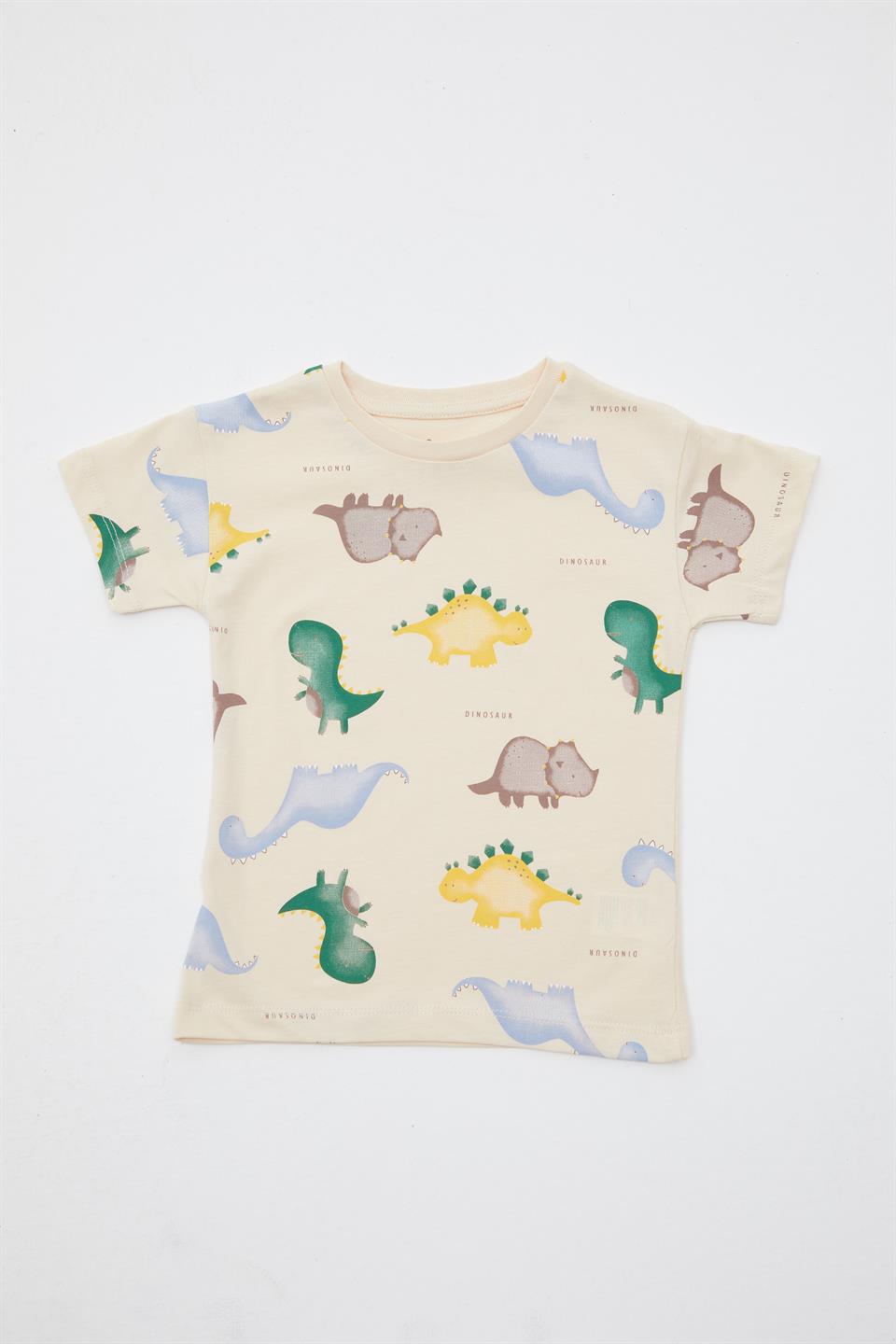 Dinozor Baskılı Tshirt