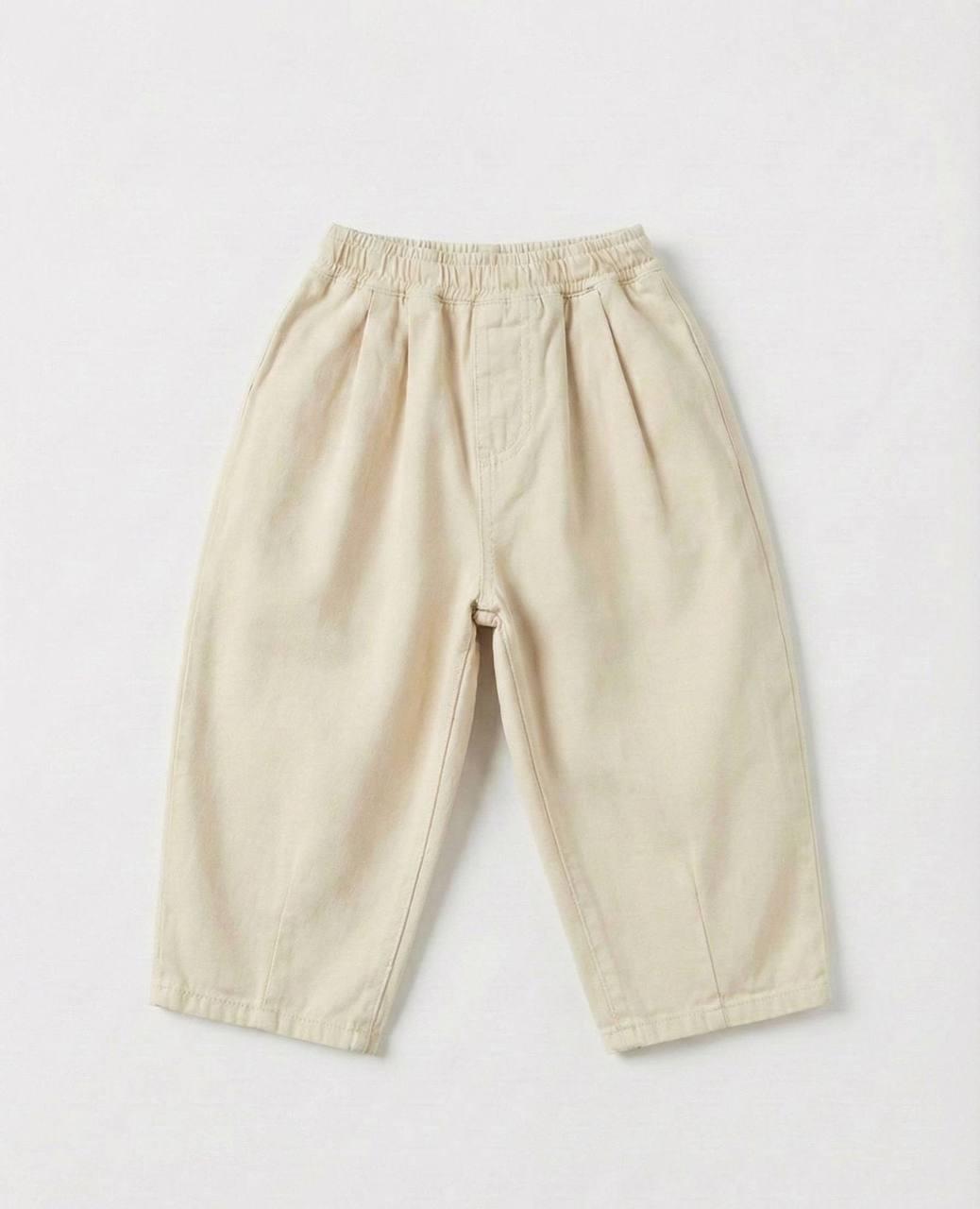 LA'CIEL BEJ RENK UNISEX BALOON JEAN