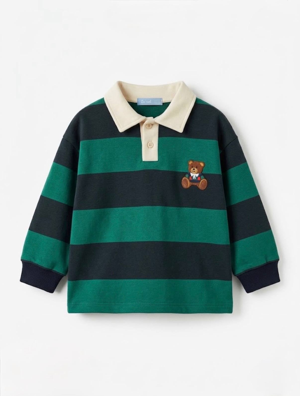 LA'CIEL PARİS BEAR POLO YAKA SWEATSHIRT