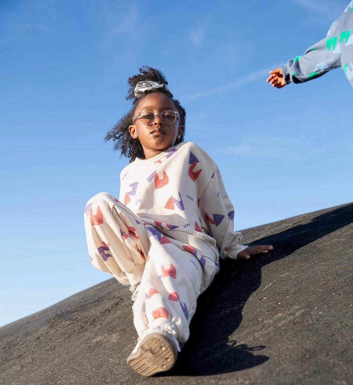 LA'CIEL PARİS NAVİ SLOGANLI OVERSIZE TAKIM