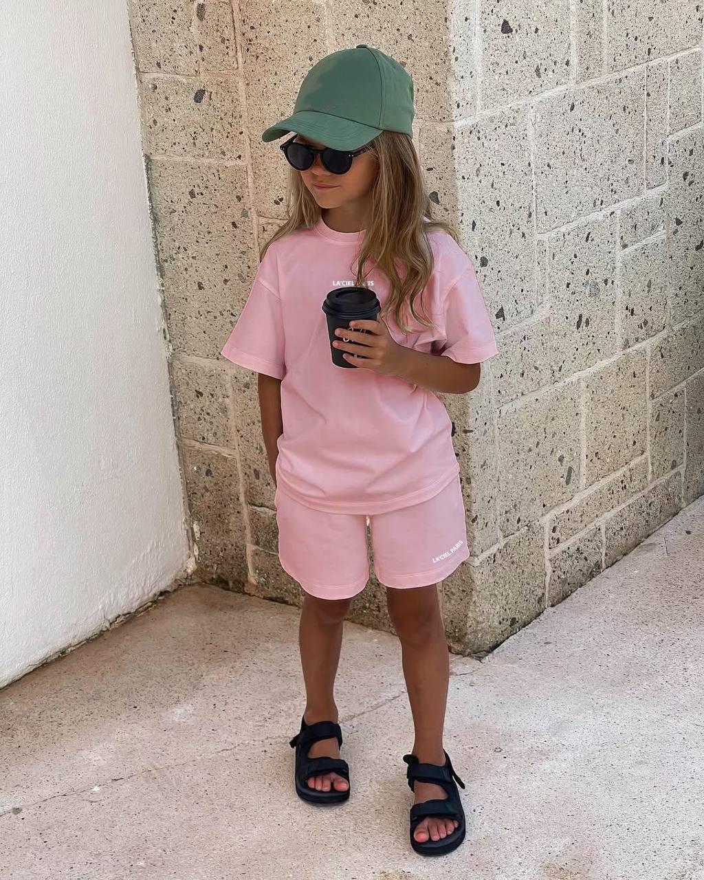 LA'CIEL UNISEX BASIC TSHIRT ŞORT TAKIM