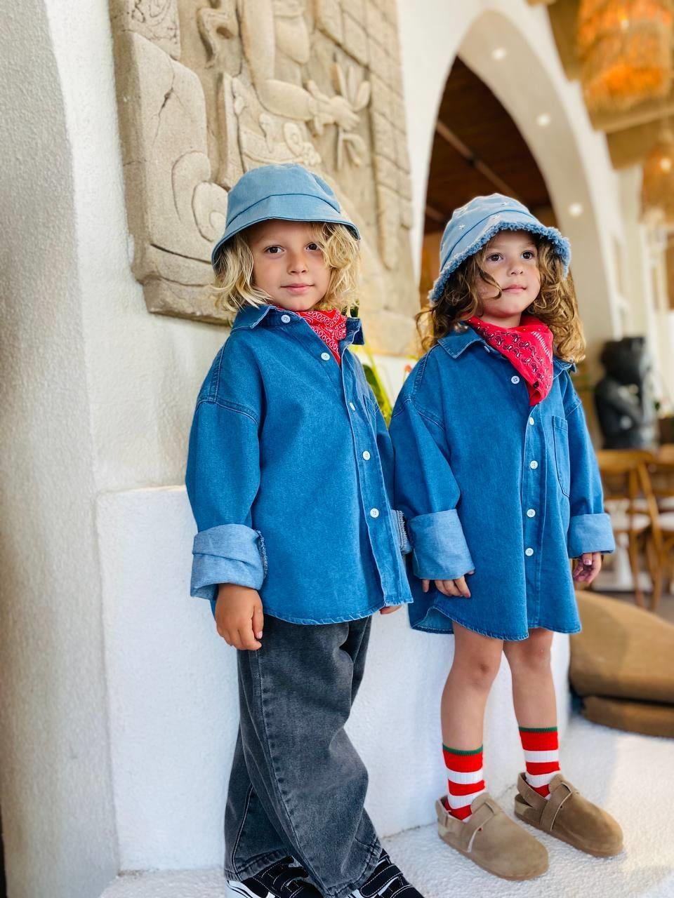 LA'CIEL UNISEX DENİM GÖMLEK