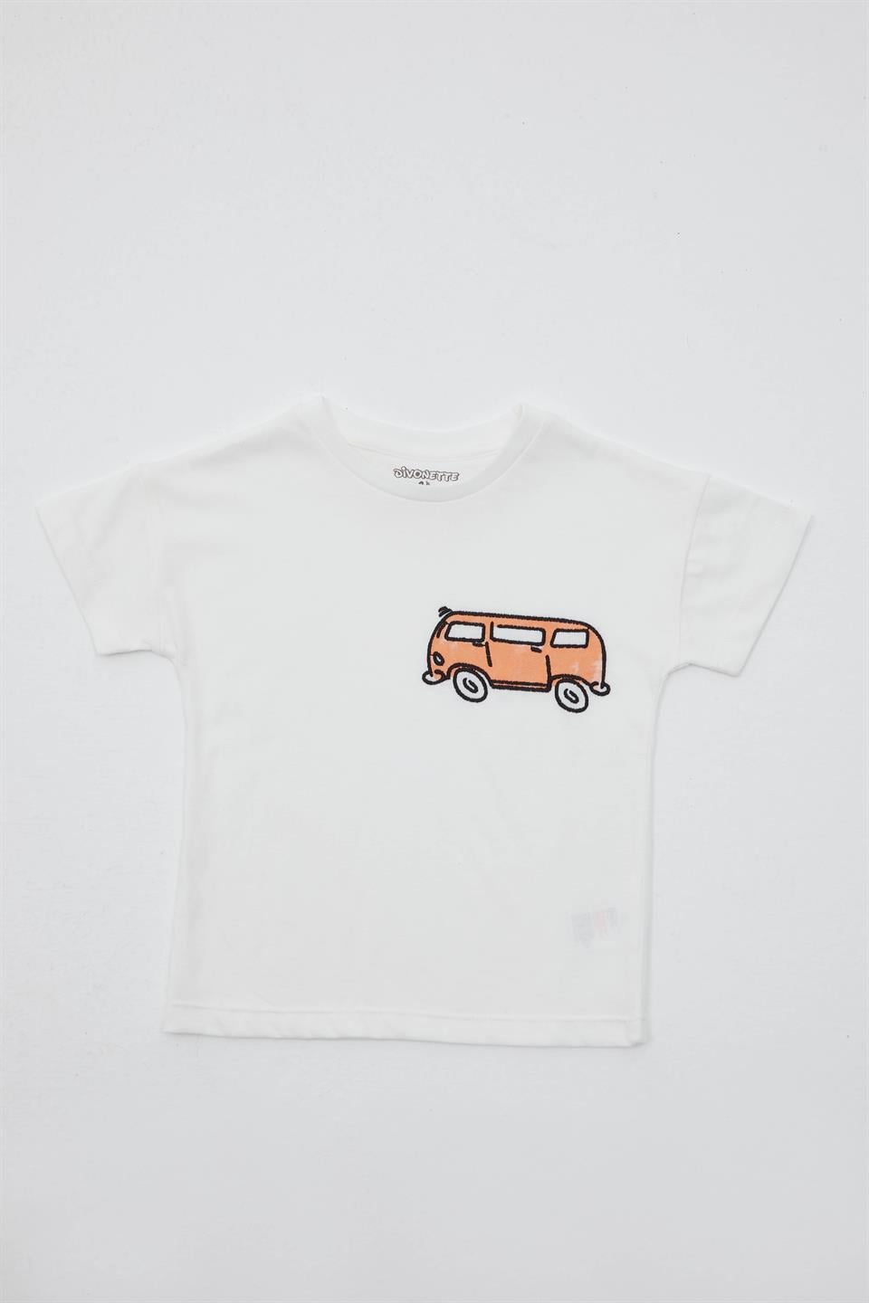 Otobüs Nakışlı Tshirt