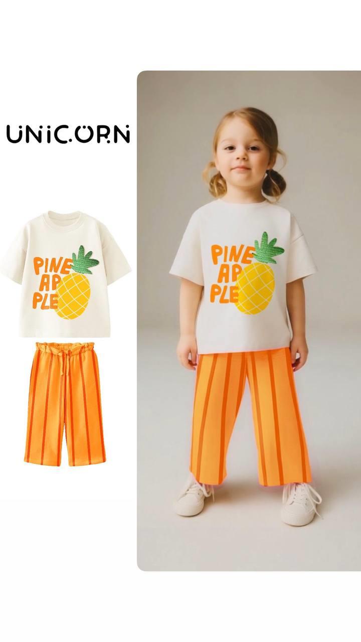 PİNEAPPLE TSHIRT MÜSLİN PANTOLON TAKIM