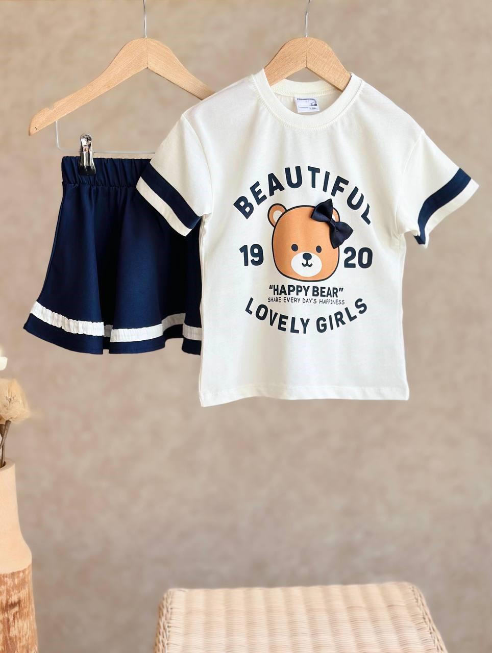 Teddy Bear Etek Tshirt Takım