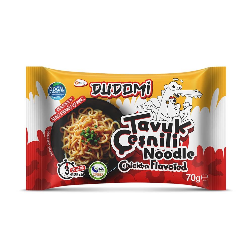 Dudomi Tavuk Çeşnili Noodle Poşet 70 Gr.