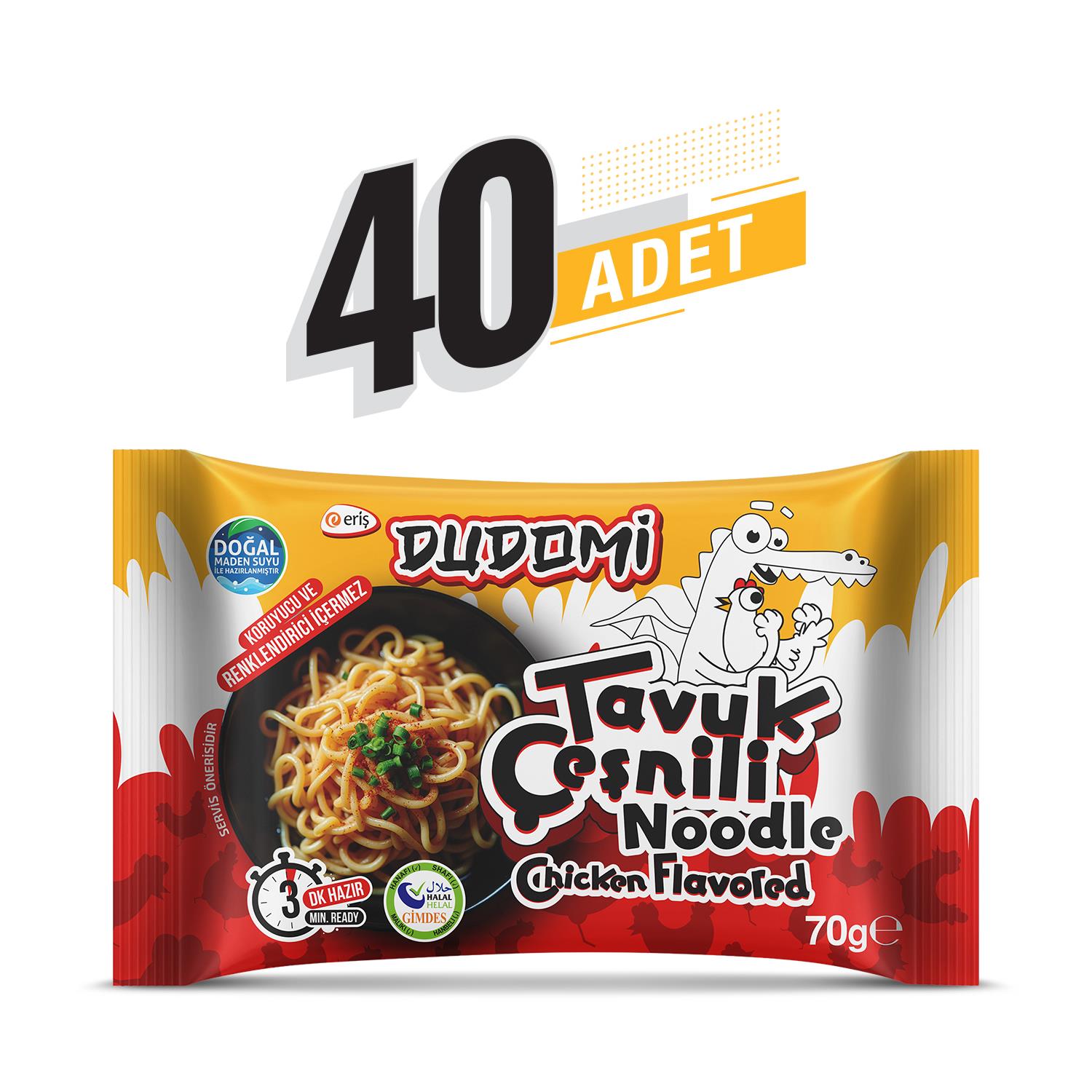 Dudomi Tavuk Çeşnili Noodle Poşet 70 Gr.