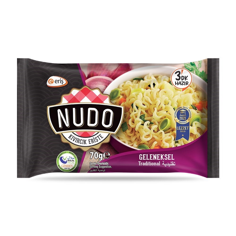 Nudo Geleneksel Noodle Poşet 70 Gr.