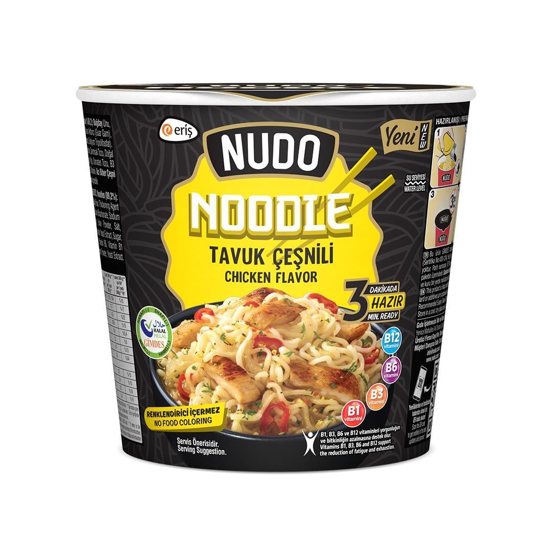 Nudo Tavuk Çeşnili Noodle Bardak 60 Gr.