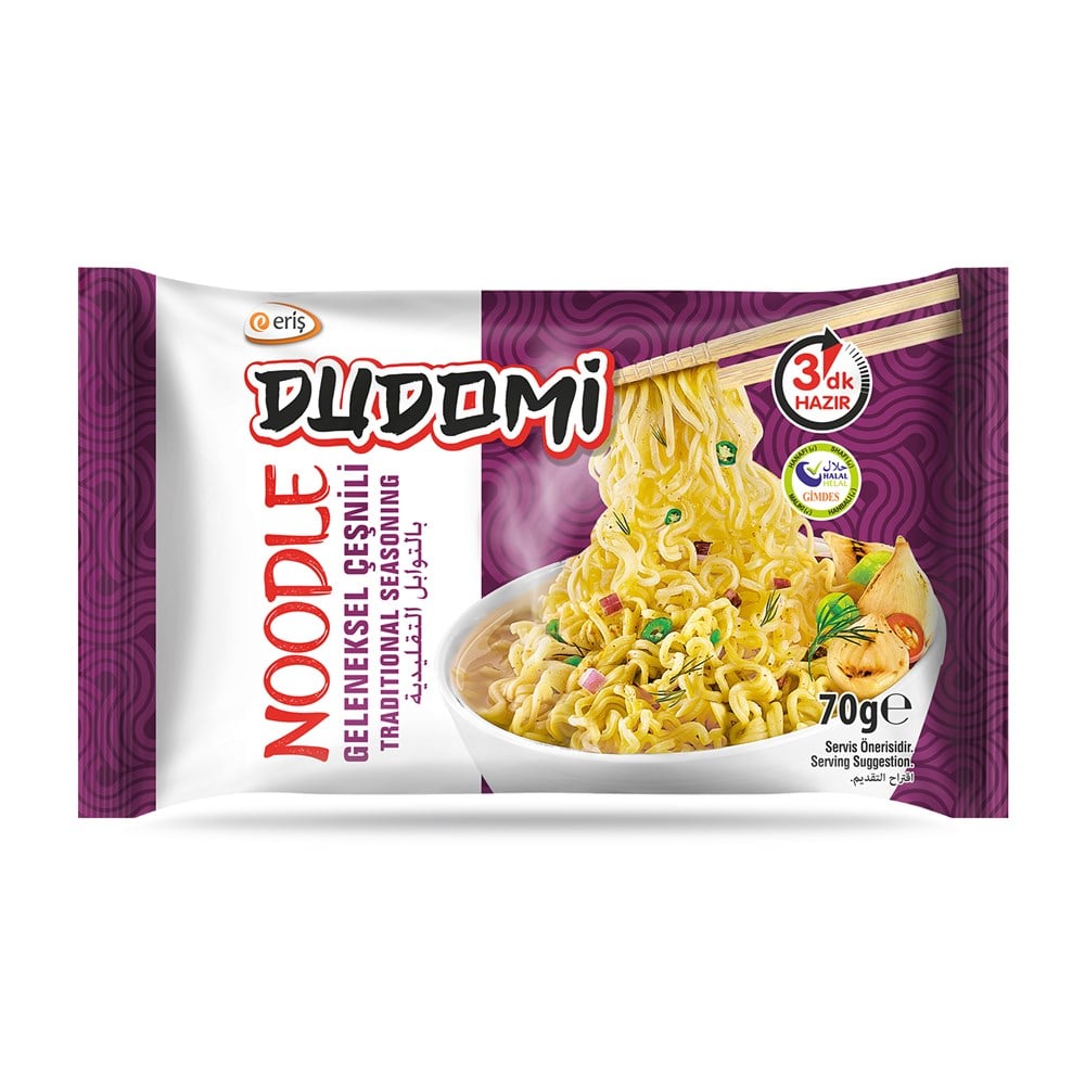 Dudomi Geleneksel Noodle Poşet 70 Gr | Erişstore