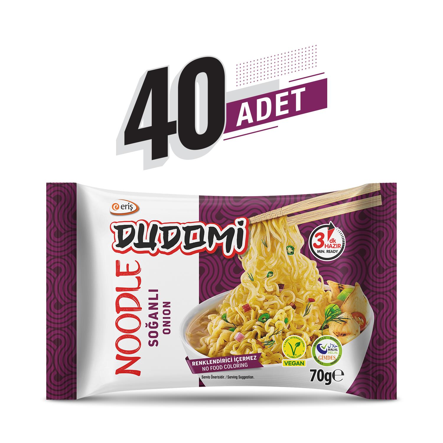 Dudomi Geleneksel Noodle Poşet 70 Gr.